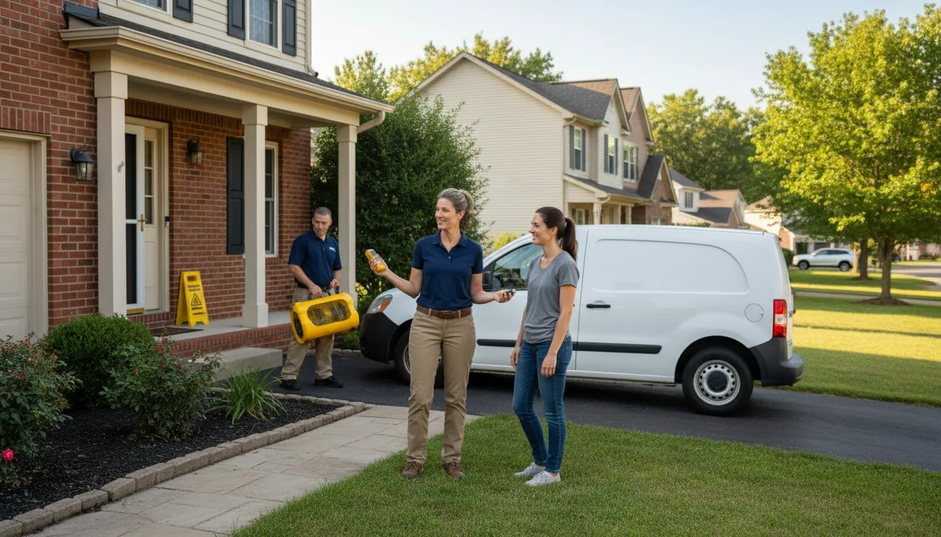 Residential water damage restoration in Lukachukai, AZ